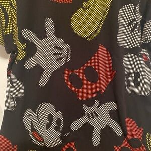 Disney Black, Red, and Yellow Midi Dress